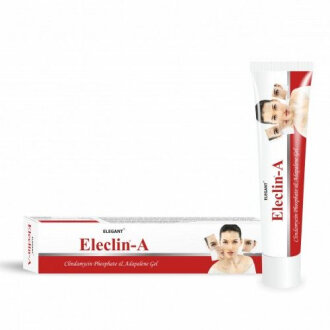 Eleclin 15g Гель від акне ЕЛЕКЛІН-А з кліндаміцином та адапаленом