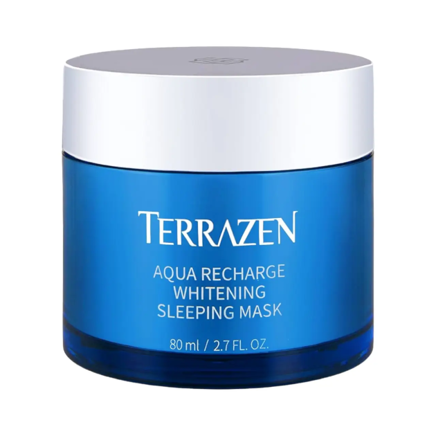 Terrazen Aqua Recharge Whitening Sleeping Mask 80ml Інтенсивно зволожувальна нічна маска з відбілювальним ефектом