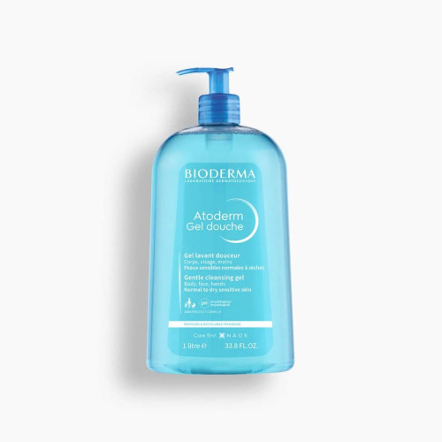 Bioderma Atoderm Gel Douche 1 L Гель для душу для сухої та чутливої шкіри
