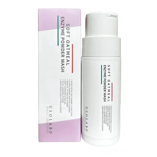 Usolab Soft Oatmeal Enzyme Powder Wash 50g Ензимна пудра для вмивання