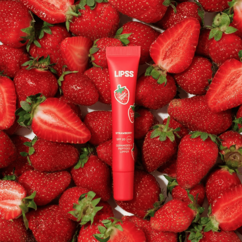 Lipss Strawberry Lipper SPF20 блиск для губ полуничний 10 мл