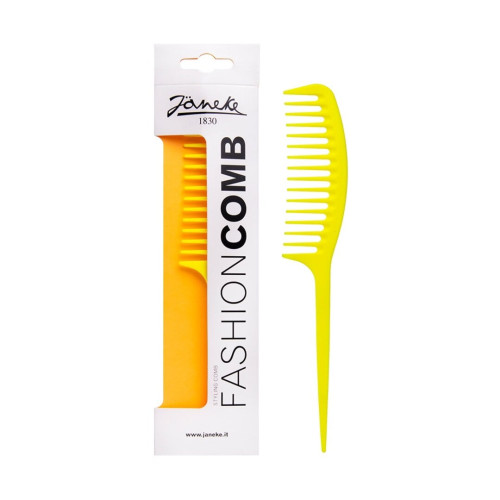 Janeke 82826YFL Гребень Желтый с ручкой