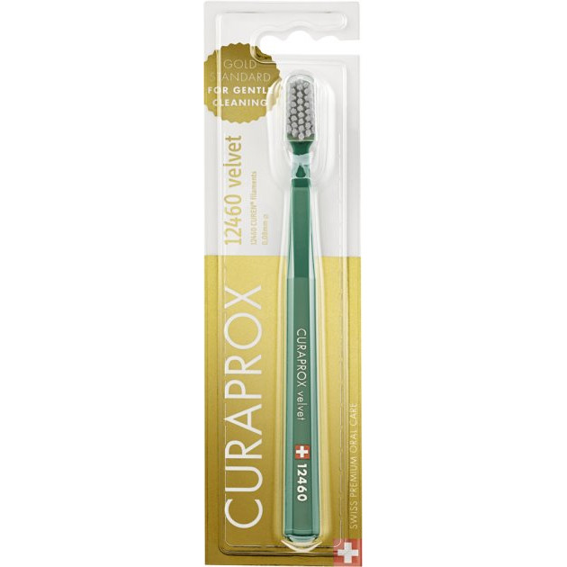 CURAPROX CS 12460 Зубная щетка Velvet d-0.08mm (зеленая)