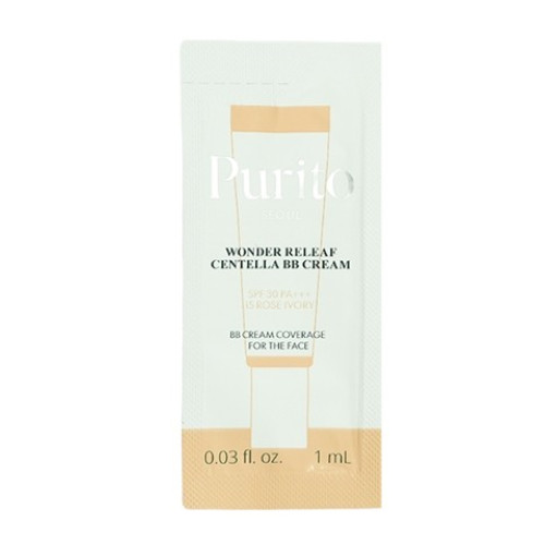 SAMPLE Purito Cica Clearing BB Cream (№15 Rose Ivory) 1 ml