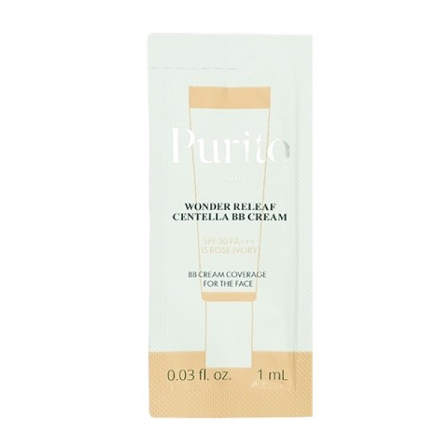 SAMPLE Purito Cica Clearing BB Cream (№15 Rose Ivory) 1 ml