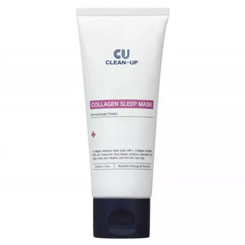 Cuskin Clean-Up Collagen Sleep Mask 70g Антивікова нічна маска з колагеном
