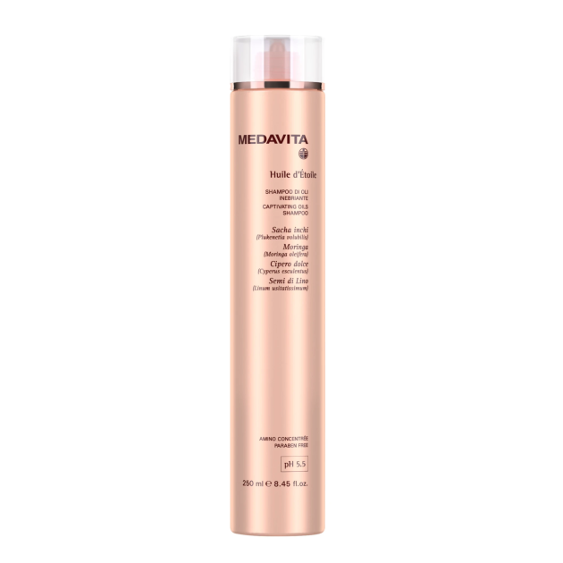 Medavita Huile D'etoile Shampoo Di Oil Inebriante NEW 250ml Шампунь збагачений оліями з антиоксидантною дією для блиску і шовковистості волосся
