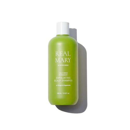 Rated Green Real Mary Cold Brewed Rosemary Exfoliating Scalp Shampoo 400ml Глибокоочищаючий відлущуючий шампунь