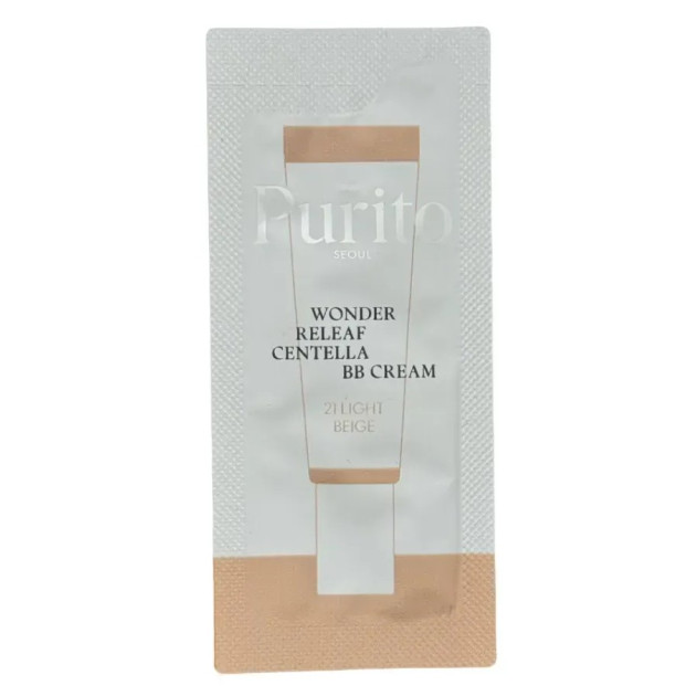 SAMPLE Purito Cica Clearing BB Cream (№21 Light  beige) 1 ml