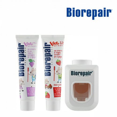 BIOREPAIR SET (TOOTHPASTE/2*50ML + DISPENSER) Набір Зубна паста 