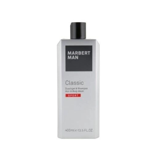 Marbert Man Classic Sport Hair & Body Wash 400ml Шампунь 2 в 1 для волосся та гель для тіла