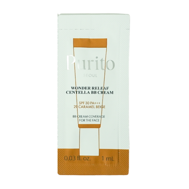 SAMPLE Purito Cica Clearing BB Cream (№29 Caramel Beige) 1 ml