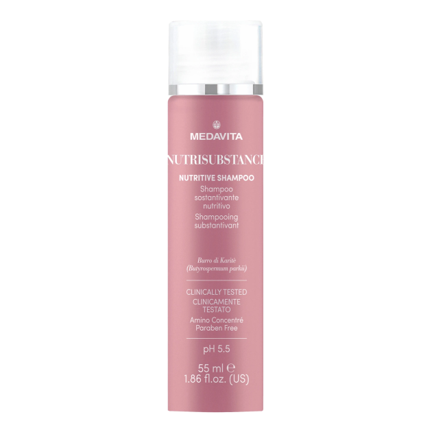 Medavita Nutrisubstance Nutrive Shampoo 55ml Живильний шампунь для зміцнення сухого волосся