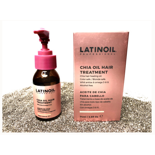 Latinoil Chia Oil Hair Treatment 60ml Відновлююча олія для волосся з чіа