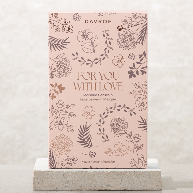 Davroe For You with love Moisture Senses&Luxe Leave-In Masque Набор Полноразмерных средств для Увлажнения