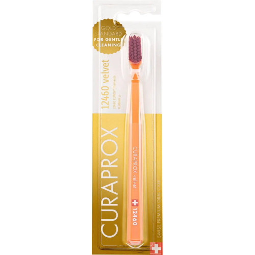 CURAPROX CS 12460 Зубна щітка Velvet d-0.08mm  (помаранчева)