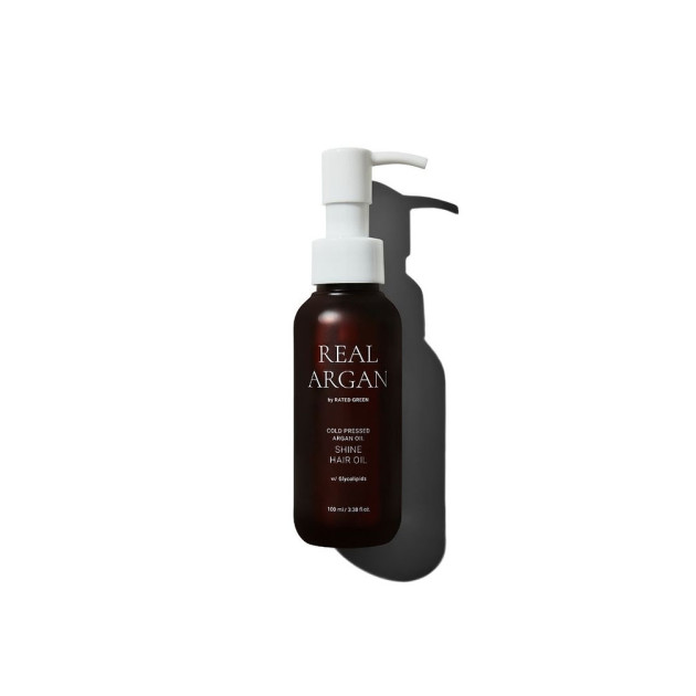 Rated Green Real Argan Cold Pressed Argan Oil Hair Shine Oil 100ml Арганове масло для волосся