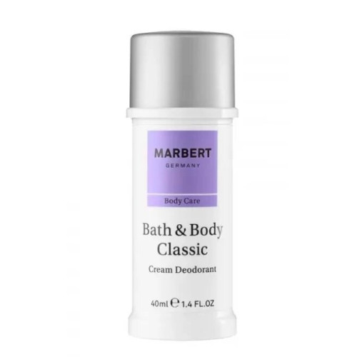 Marbert Bath & Body Classic Cream Deodorant 40ml Крем-дезодорант для длительной защиты