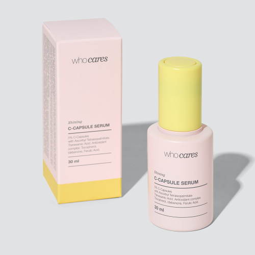 WhoCares Shining C-Capsule Serum 30 ml Мультивітамінна сироватка для обличчя з інкапсульованим вітаміном С