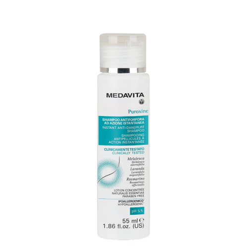 Medavita Puroxine Shampoo Instant Anti-Dandruff 55 ml Шампунь проти лупи миттєвої дії