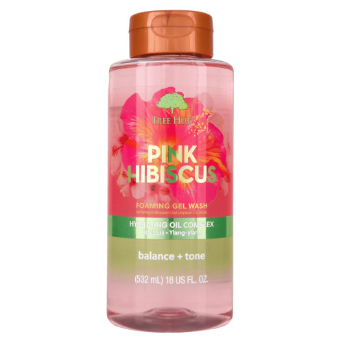 Tree Hut Pink Hibiscus Foaming Gel Wash 532ml Гель для душу