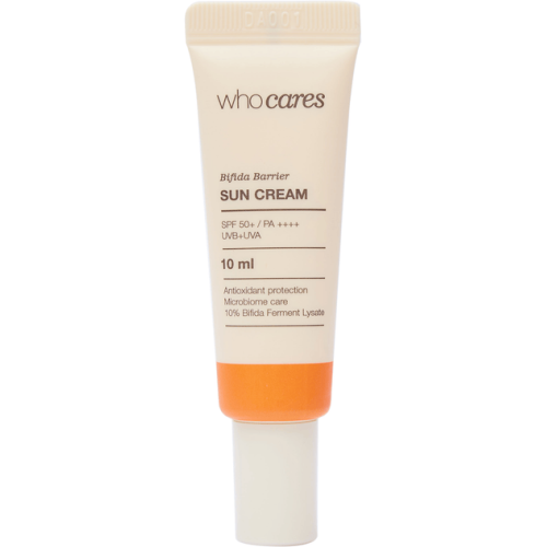 WhoCares Bifida Barrier Sun Cream 10ml МІНІАТЮРА Сонцезахисний крем з антиоксидантним захистом