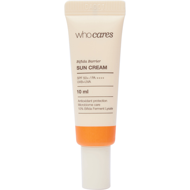 WhoCares Bifida Barrier Sun Cream 10ml МИНИАТЮРА Солнцезащитный крем с антиоксидантной защитой