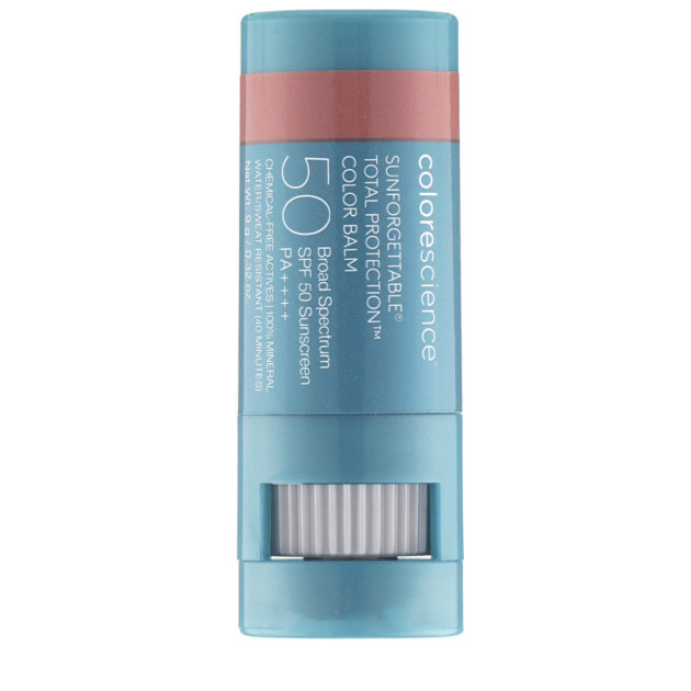 Colorescience Total Protection Color Balm SPF50 Blush Солнцезащитный бальзам для губ и румяна / Персик