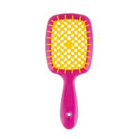 Janeke Small Superbrush The Original 86SP234FY Щітка мала Рожева/Жовта