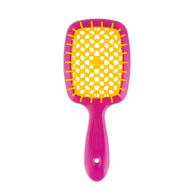 Janeke Small Superbrush The Original 86SP234FY Щітка мала Рожева/Жовта