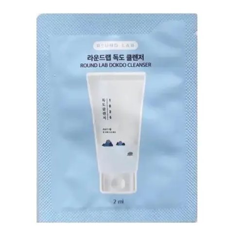 SAMPLE Round Lab 1025 Dokdo Cleanser Зразок м'якої пінки для очищення шкіри