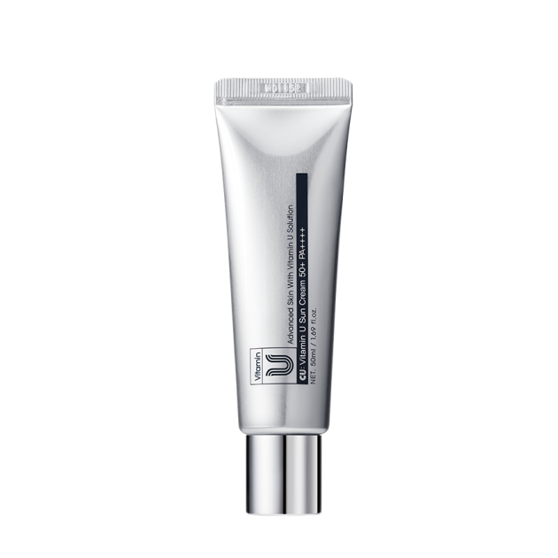 Cuskin Vitamin U Sun Cream SPF 50+ PA+++ 50 ml  Заспокійливий сонцезахисний  з вітаміном U та пептидами