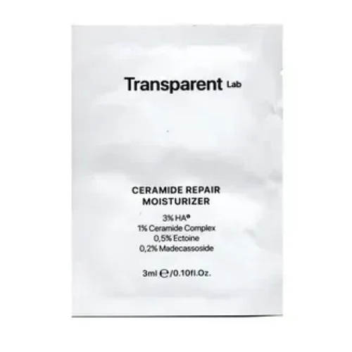 SAMPLE Transparent Lab Ceramide Repair Moisturizer Зразок зволожуючої відновлювальної крем-сироватки