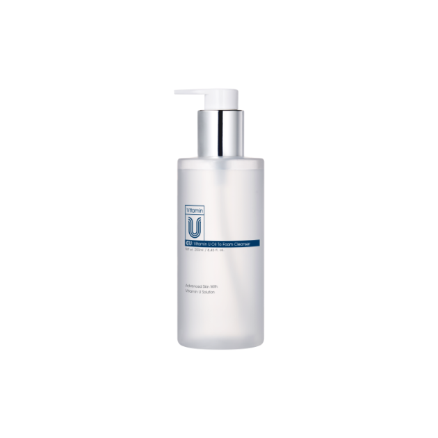 Cuskin Vitamin U Oil To Foam Cleanser 250ml М'яка очищуюча гідрофільна олія-пінка з вітаміном U