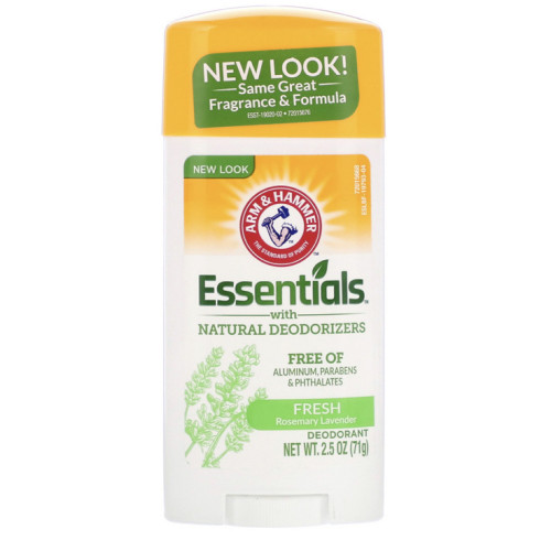 Arm & Hammer Essentials Natural 71g Дезодорант з натуральними речовинами, розмарин і лаванда