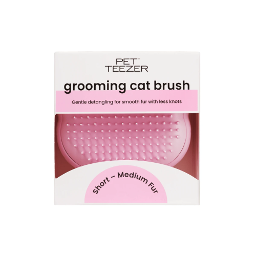 Pet Teezer Cat Grooming Millenial Pink Щітка для вичісування кота