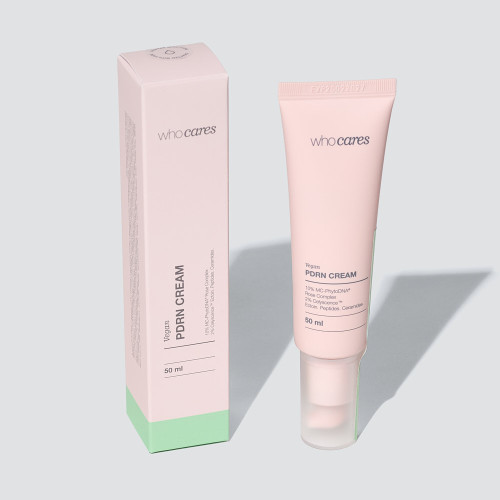 WhoCares Vegan PDRN Cream 50ml Увлажняющий крем для лица с веганскими полинуклеотидами