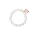 MON MOU Silk Slim Scrunchie Тонка шовкова резинка (біла)