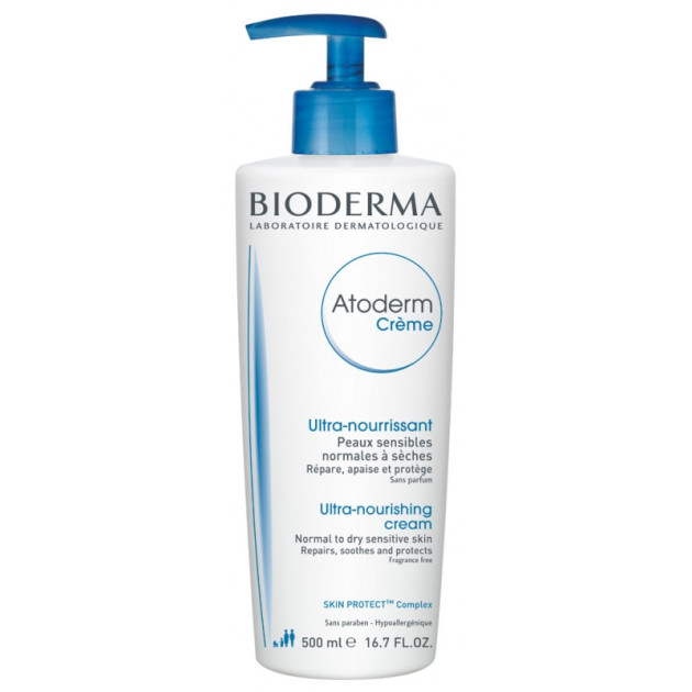 Bioderma Atoderm Creme Nourrissante 500 ml Крем для тіла для сухої та дуже сухої шкіри