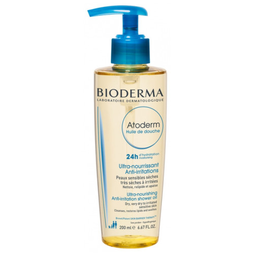 Bioderma Atoderm Huile de Douche 200 ml Олія-гель для душу для сухої та подразненої шкіри