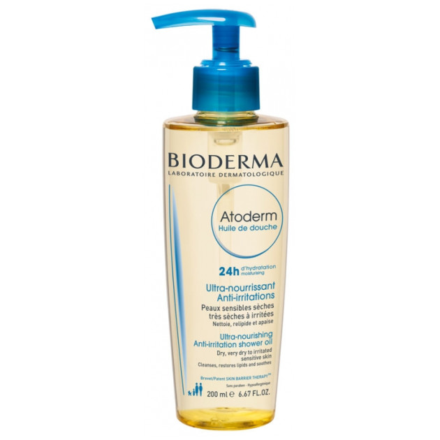 Bioderma Atoderm Huile de Douche 200 ml Масло-гель для душа для сухой и раздраженной кожи