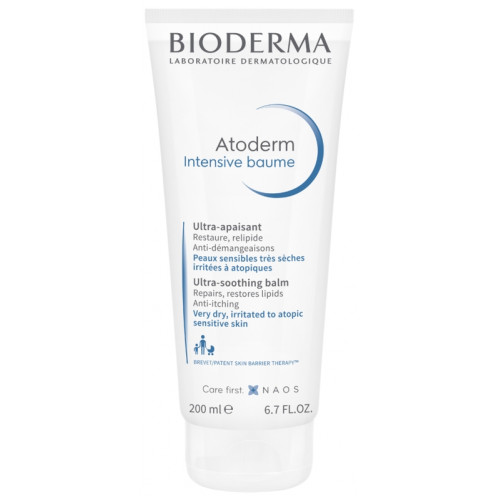 Bioderma Atoderm Intensive Baume 200 ml Інтенсивний бальзам для дуже сухої та чутливої, атопічної шкіри