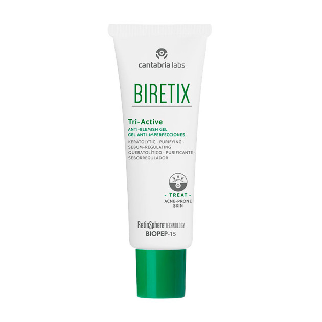 Cantabria Labs Biretix Tri-Active Gel 50ml Противовоспалительный гель для кожи, склонной к акне