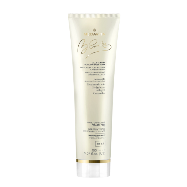Medavita Blondie All Blondes Bonding Deep Mask 150ml Глибоко укріплююча маска длявсіх типів білявого волосся
