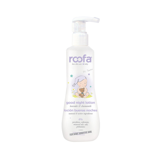 Roofa Baby Good night lotion (Natural) 200 ml Вечірній лосьйон для тіла