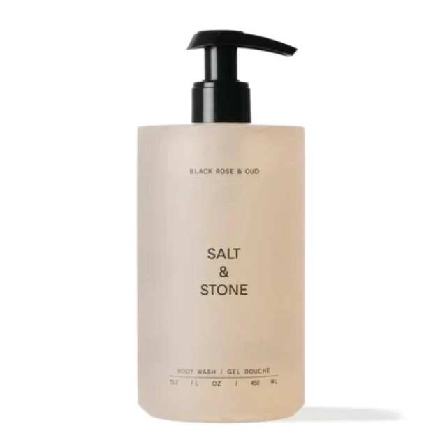 SALT&STONE Black Rose & Oud 450ml Антиоксидантний гель для душу з ароматом чорної троянди та уд