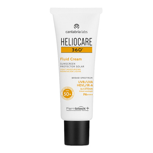 Cantabria Labs Heliocare 360°  Fluid Cream SPF 50+ 50ml Сонцезахисний крем-флюїд для всіх типів шкіри