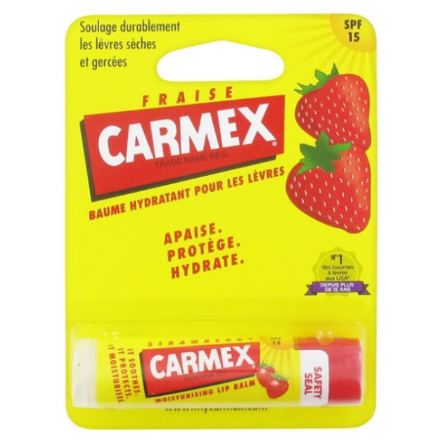 Carmex Стік для губ Полуниці SPF 15 4,25 г