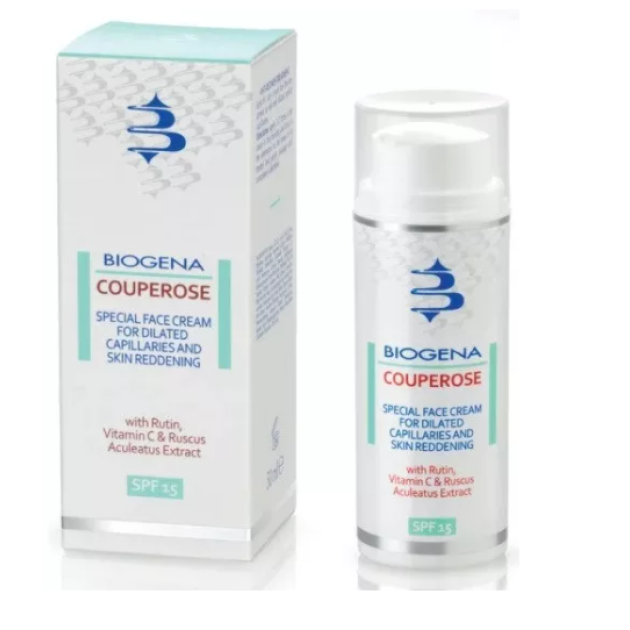 Biogena Couperose Special Face Cream SPF15 50ml Дневной крем для кожи с покраснениями