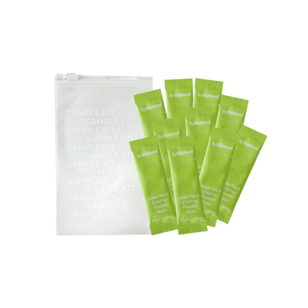 By Wishtrend Tester-paсk 10шт Саше энзимной пудры Green Tea Enzyme Powder Wash 1g